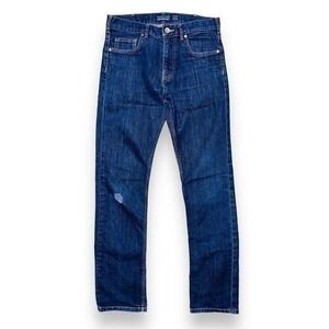 B6 Patagonia Mens Jeans Size 30 x 32 Straight Stretch dark Rinse